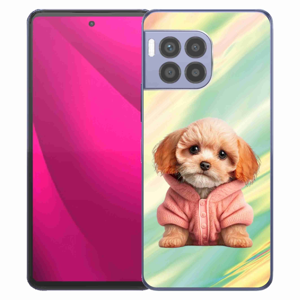 Zselés borítás mmCase a T-Mobile T Phone 2 Pro készülékhez - pulóveres kiskutya