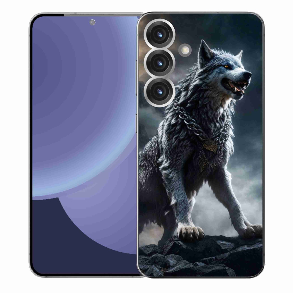 Gél védőhuzat mmCase Samsung Galaxy S25+ - farkas 1