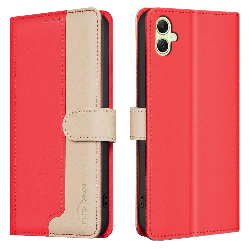 BNF DUO könyvtáska Samsung Galaxy A06 4G - piros