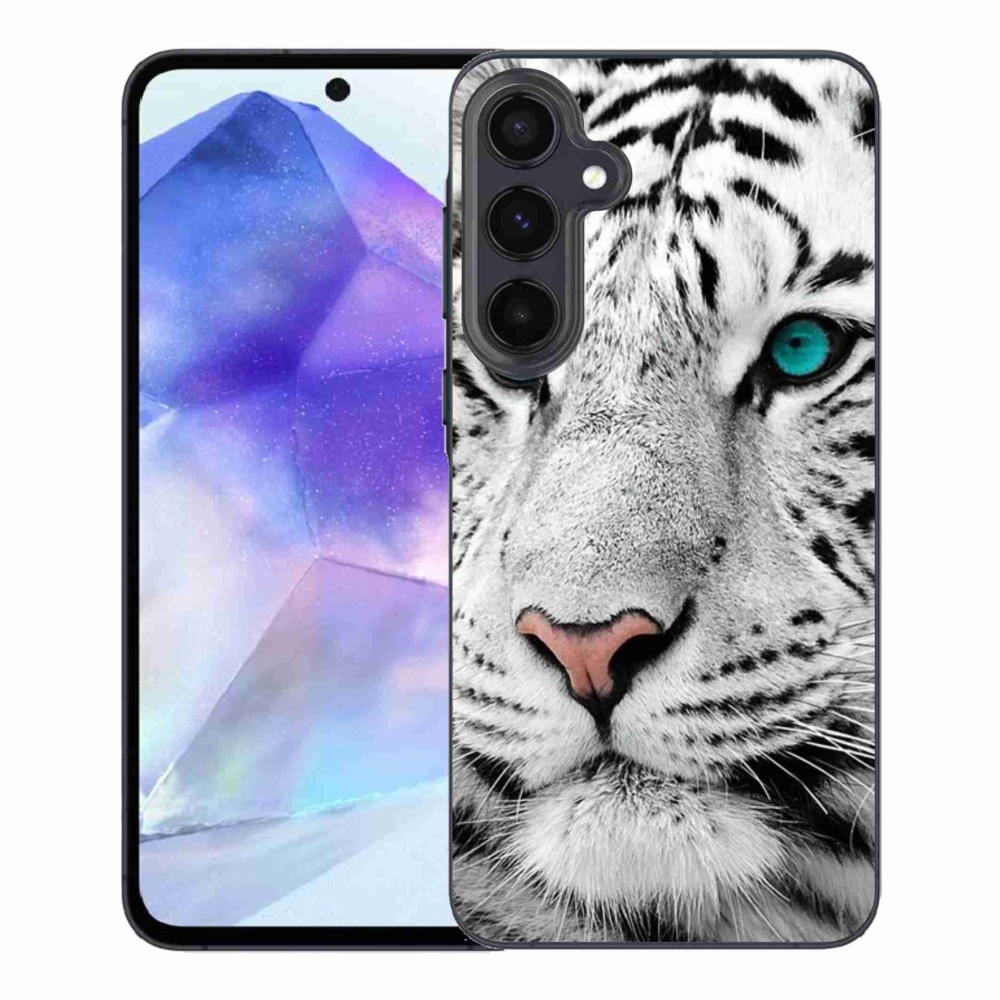 Gél védőhuzat mmCase Samsung Galaxy A55 5G - fehér tigris