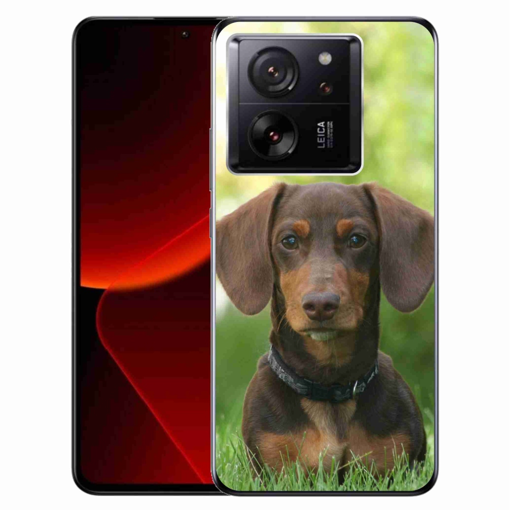 Gél tok mmCase a Xiaomi 13T/13T Pro készülékhez - barna tacskó