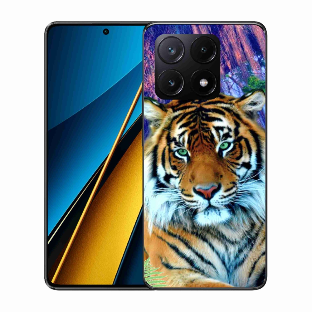 Gél tok mmCase a Xiaomi Poco X6 Pro 5G számára - tigris