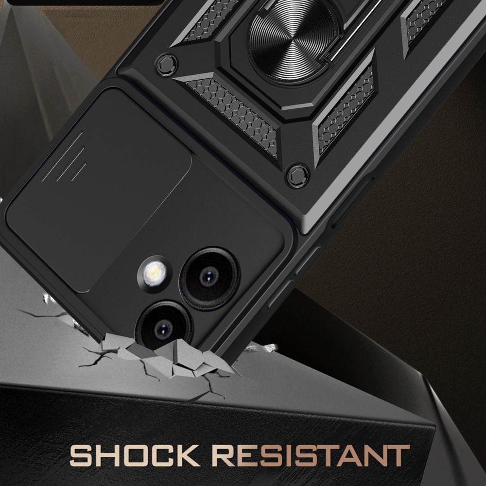 Csúszásálló borítás Samsung Galaxy A06 4G készülékhez - fekete