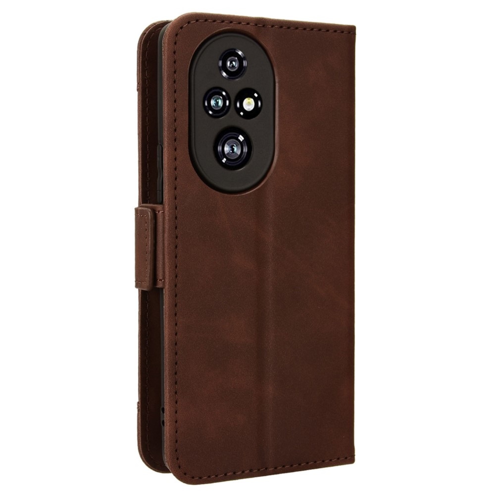 Több könyv tok a Honor 200 Pro 5G-hez - barna