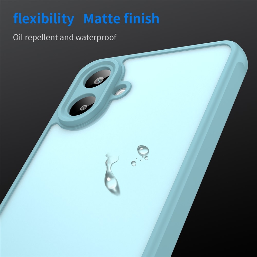 Zselés tok kemény hátlappal Samsung Galaxy A07 4G - világoszöld