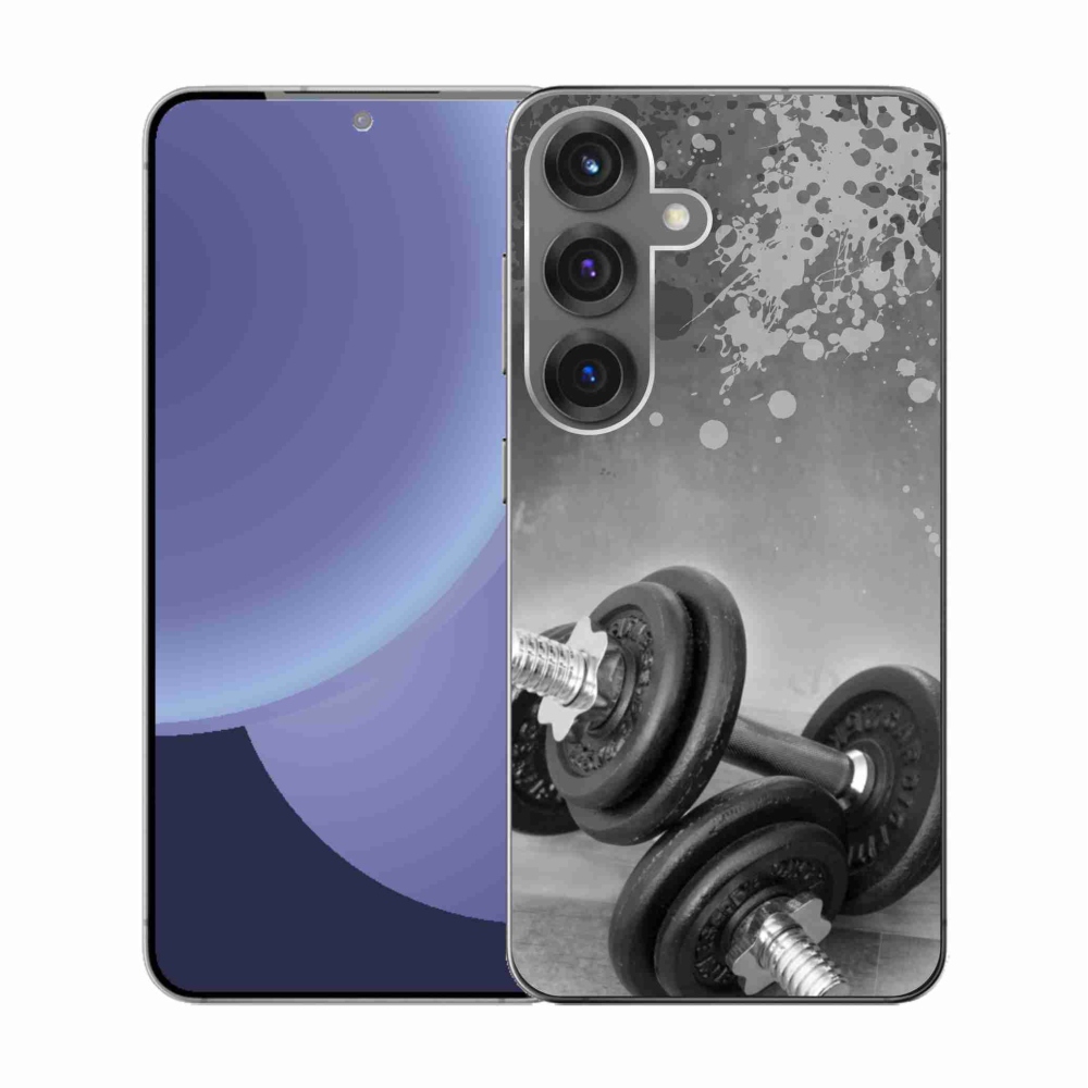 Zselés borítás mmCase Samsung Galaxy S25 készülékhez - súlyzók 1