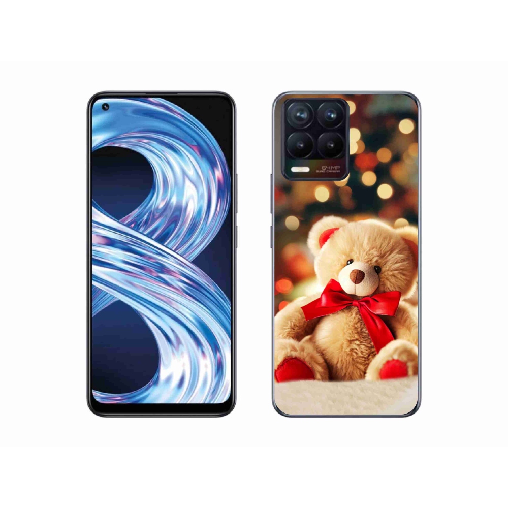 Gél borítás mmCase a Realme 8 4G készülékhez - mackó