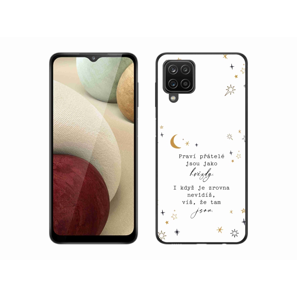 Gél borítás mmCase Samsung Galaxy A12 - idézem 6 fehér háttér