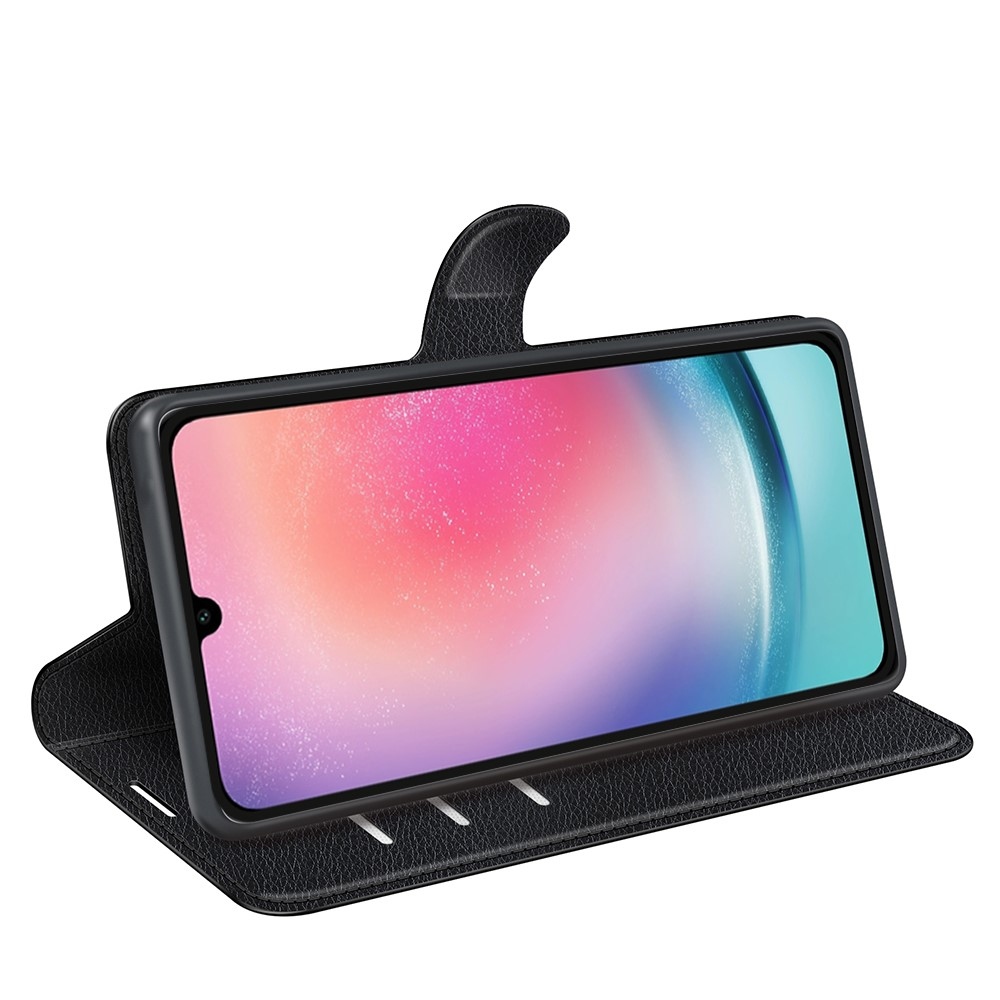 Litchi book tok Samsung Galaxy A16 4G/5G készülékhez - fekete