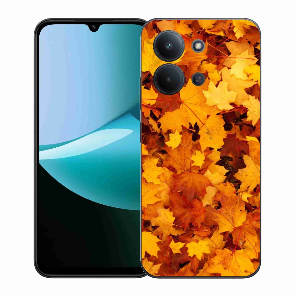 Gél borítás mmCase for Xiaomi Redmi 15C 4G (171mm)/Poco C85 4G (171mm) - juharlevelek