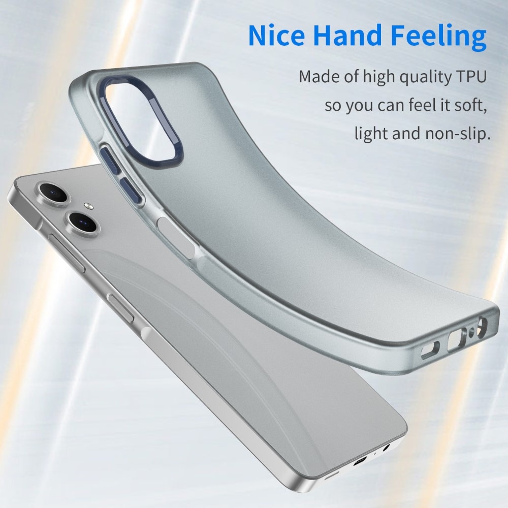 Candys matt zselés tok Samsung Galaxy A06 4G - sötétkék