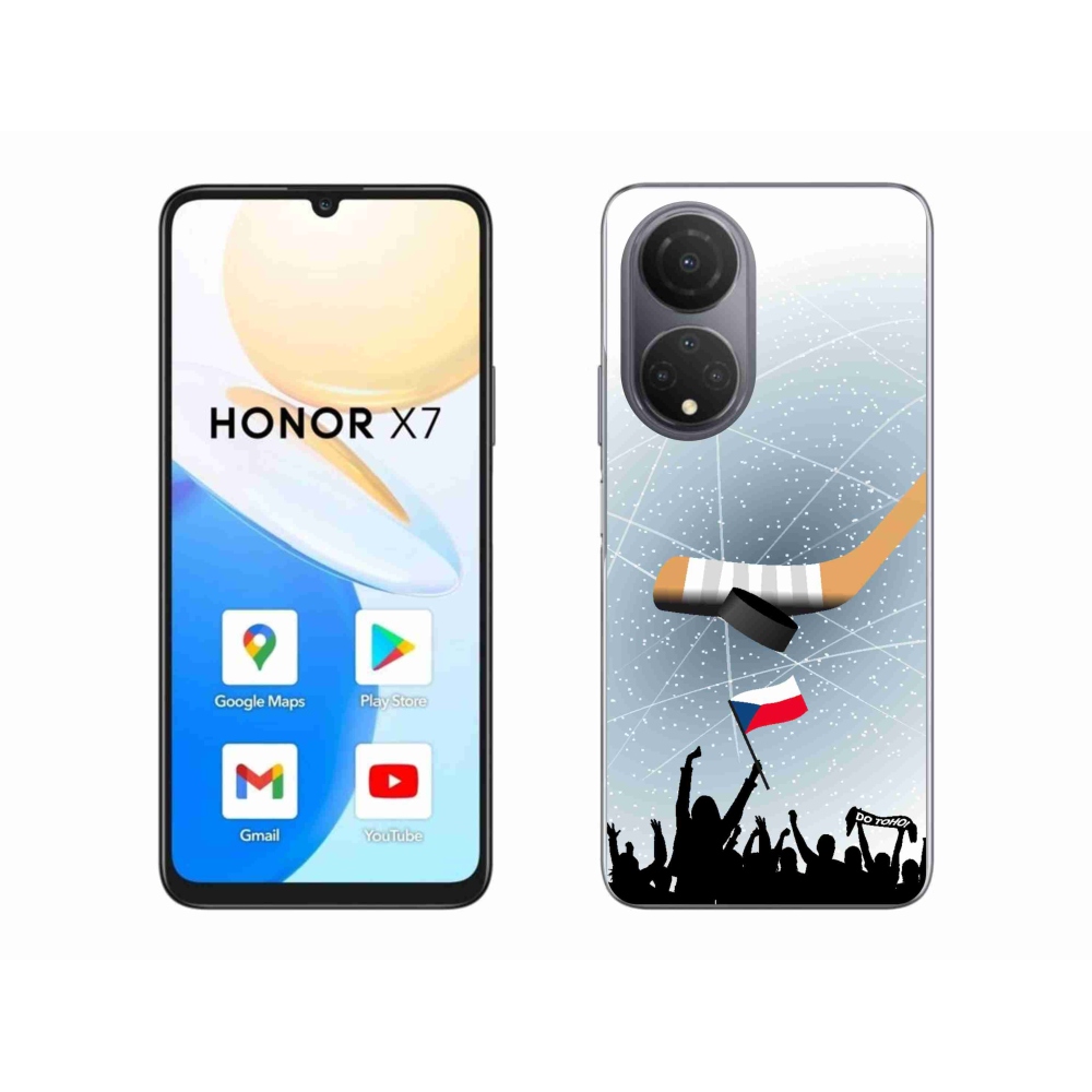 Gél borítás mmCase a Honor X7-hez - hoki rajongóknak