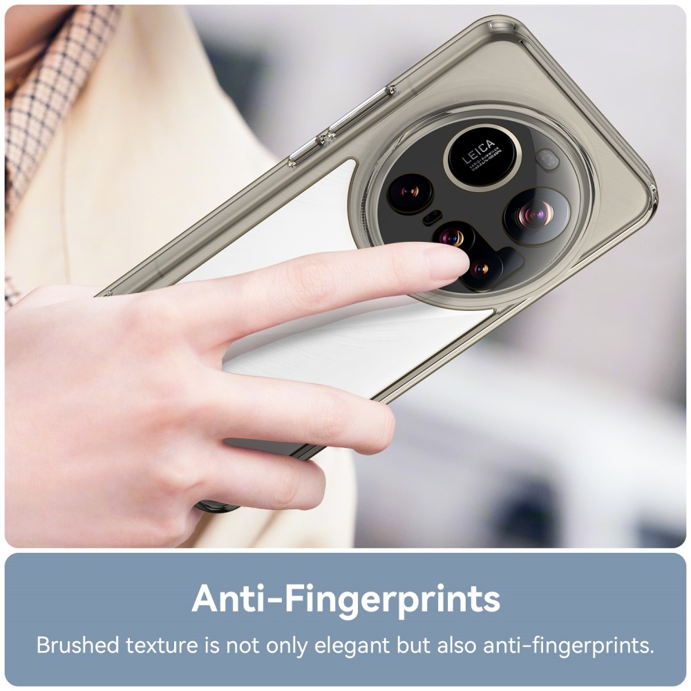 Gél tok fix hátlappal Xiaomi 15 Ultra - szürke