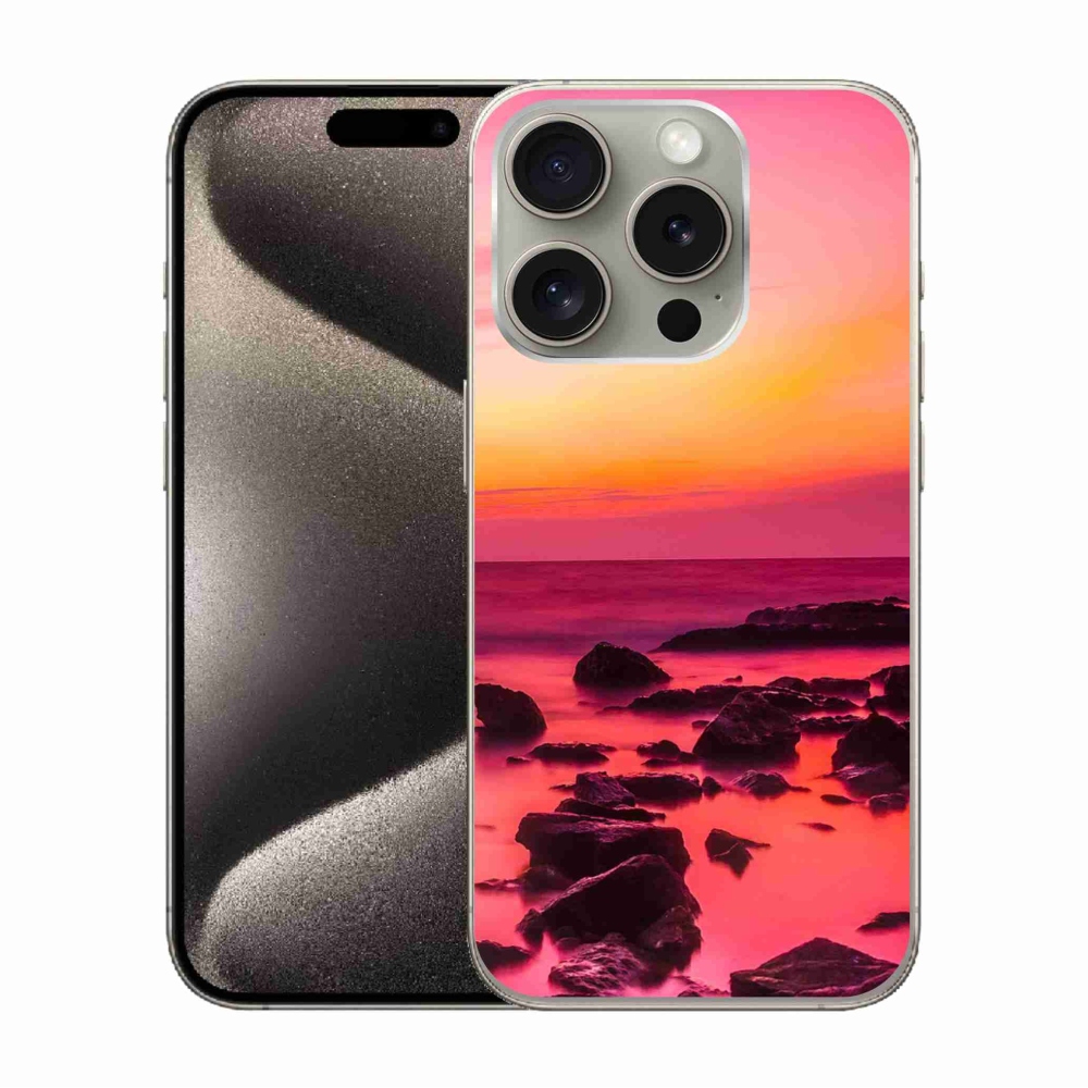 Gél borítás mmCase iPhone 15 Pro készülékhez - Tenger és ragyogás