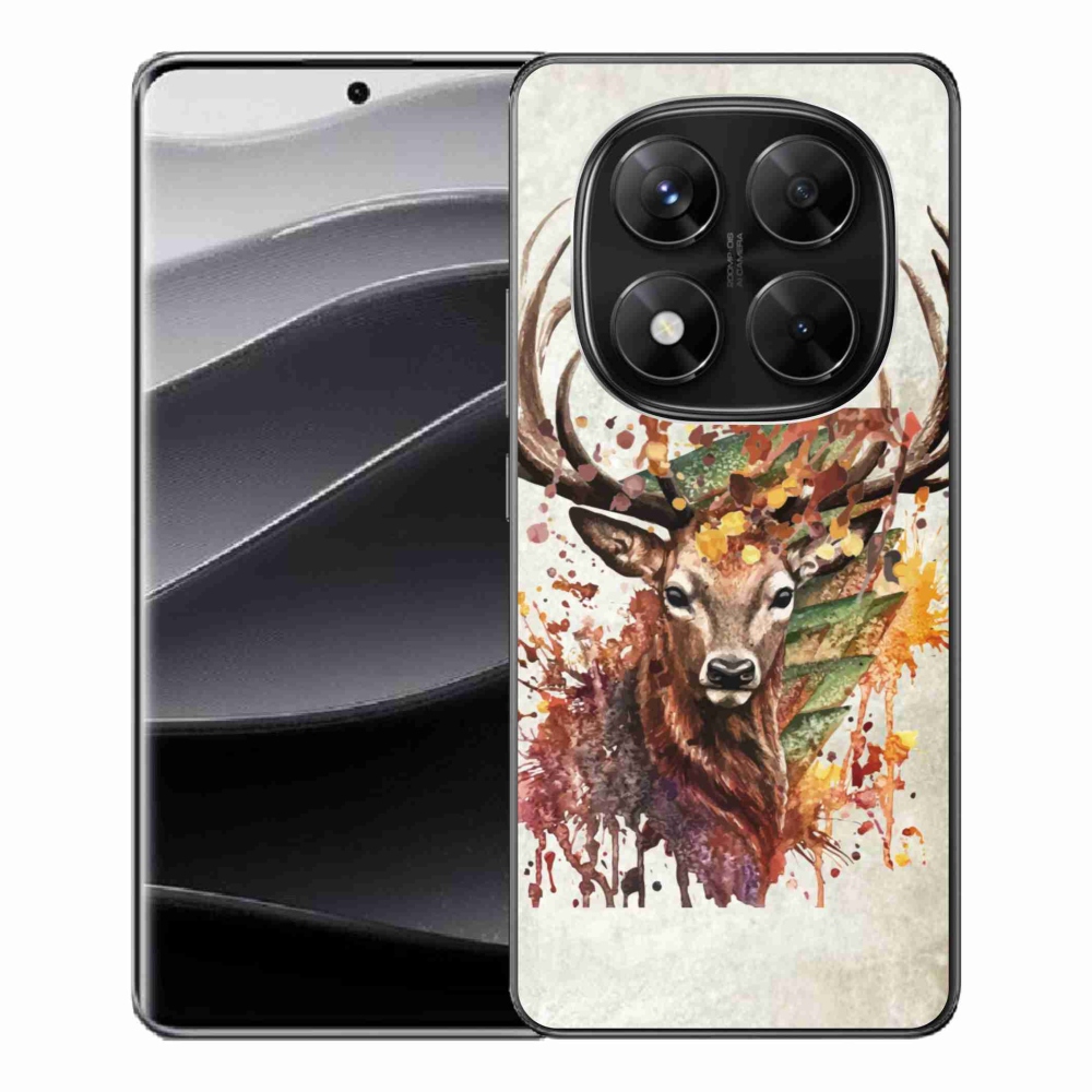 Gél borítás mmCase a Xiaomi Redmi Note 14 Pro 5G/Poco X7 5G számára - szarvas 1