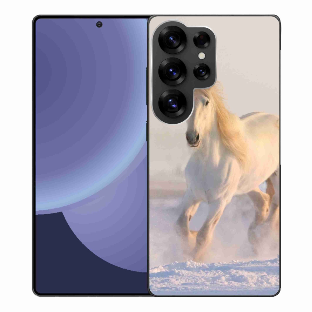 Zselés borítás mmCase Samsung Galaxy S25 Ultra - ló a hóban