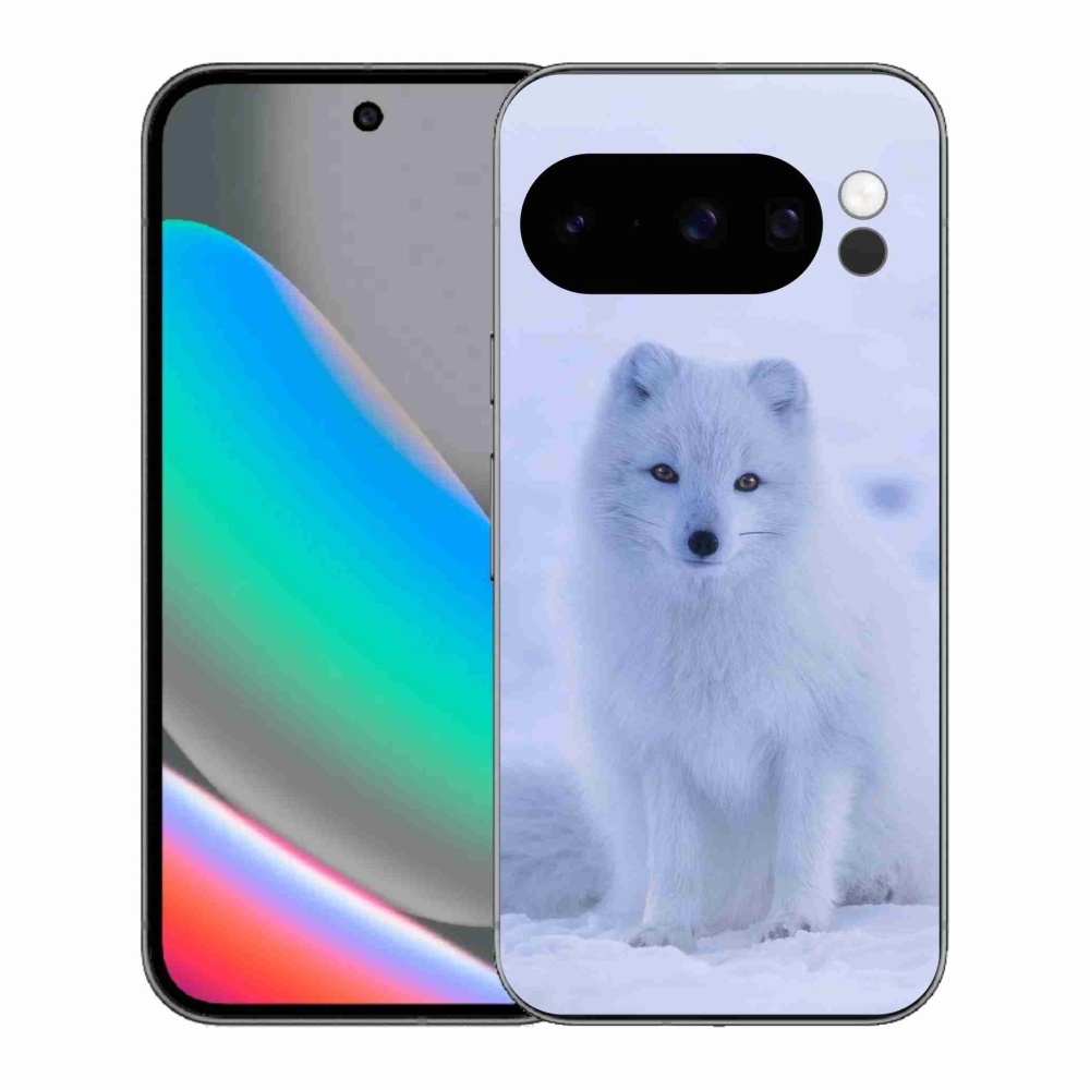 Zselés borítás mmCase a Google Pixel 10 Pro készülékhez - polár róka