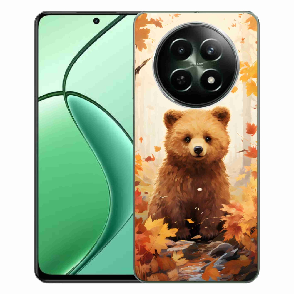 Zselés borítás mmCase a Realme 12 5G/12x 5G - medve az erdőben