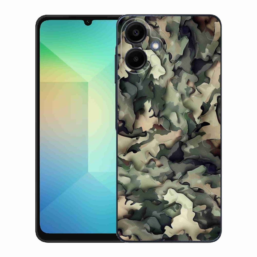 Zselés borítás mmCase Samsung Galaxy A06 4G - terepszínű minta 9