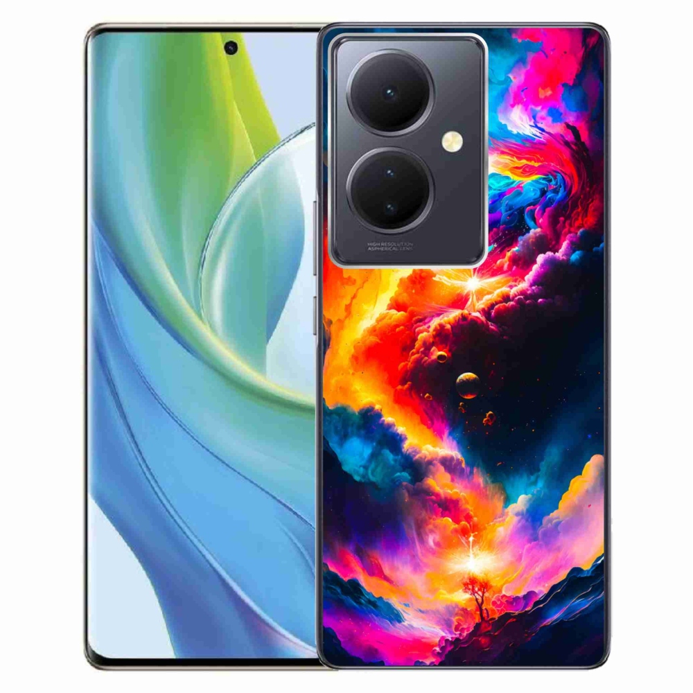 Gél borítás mmCase a Vivo V29 Lite 5G számára - absztrakt motívum