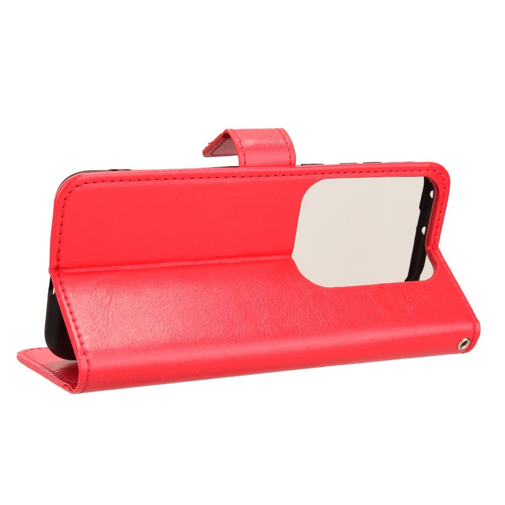 Őrült könyvtáska Huawei Pura 70 Pro-hoz - piros