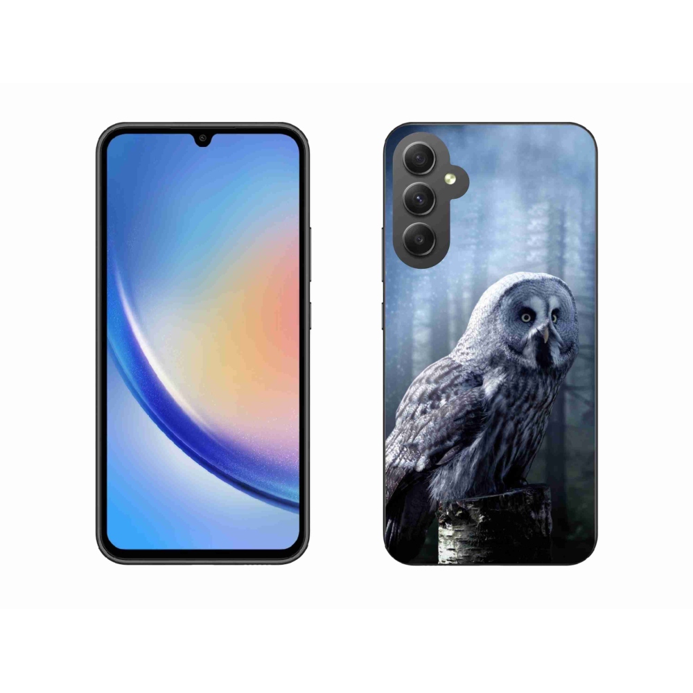 Zselés borítás mmCase Samsung Galaxy A34 5G - bagoly