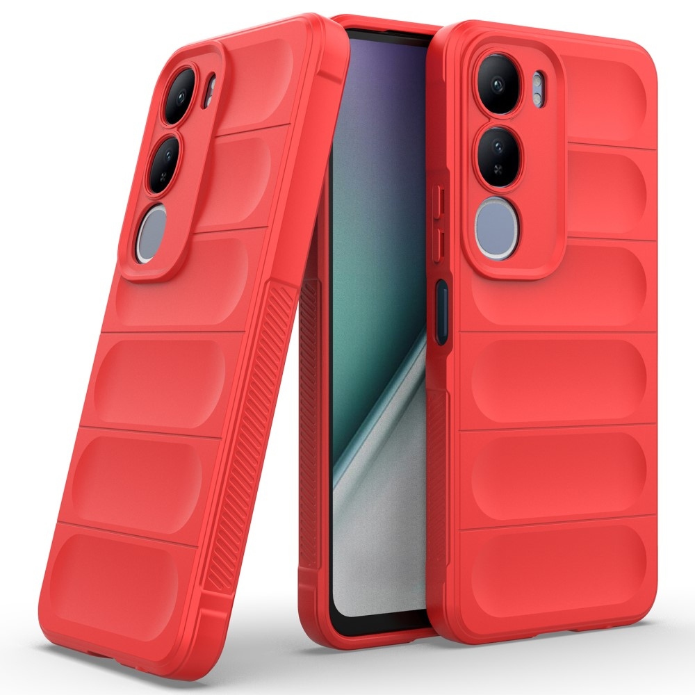 Rugg tartós zselés tok Vivo Y19s készülékhez - piros