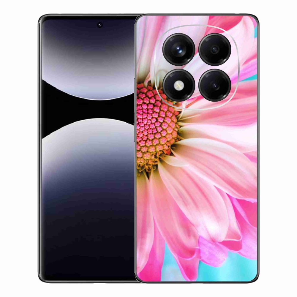 Gél borítás mmCase a Xiaomi Redmi Note 14 Pro számára - rózsaszín virág