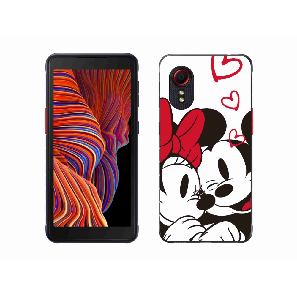 Gél borítás mmCase Samsung Galaxy Xcover 5 készülékhez - minnie és mickey