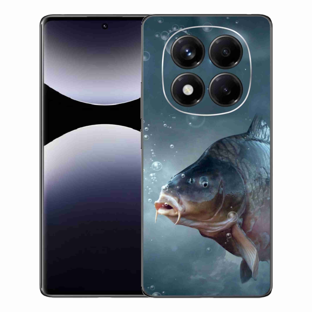 Gél borítás mmCase a Xiaomi Redmi Note 14 Pro számára - ponty és buborékok