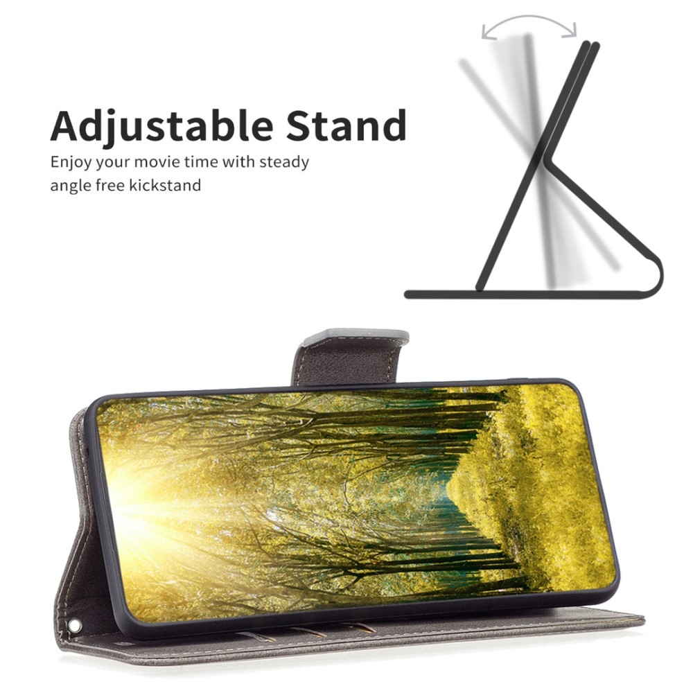 Könyvtáska tok Samsung Galaxy S25 Edge készülékhez - szürke