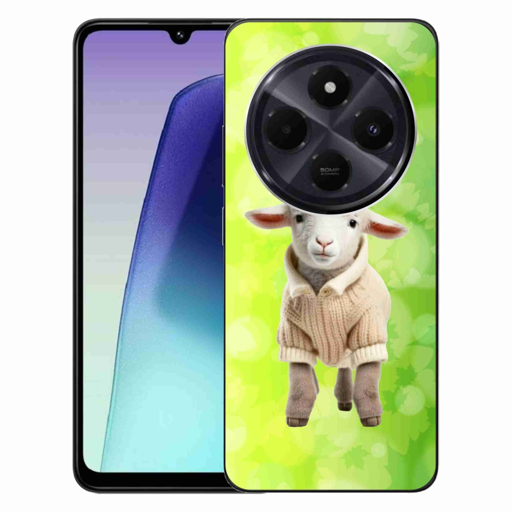 Gél borítás mmCase a Xiaomi Redmi 14C/Poco C75-hez - bárány pulóverben