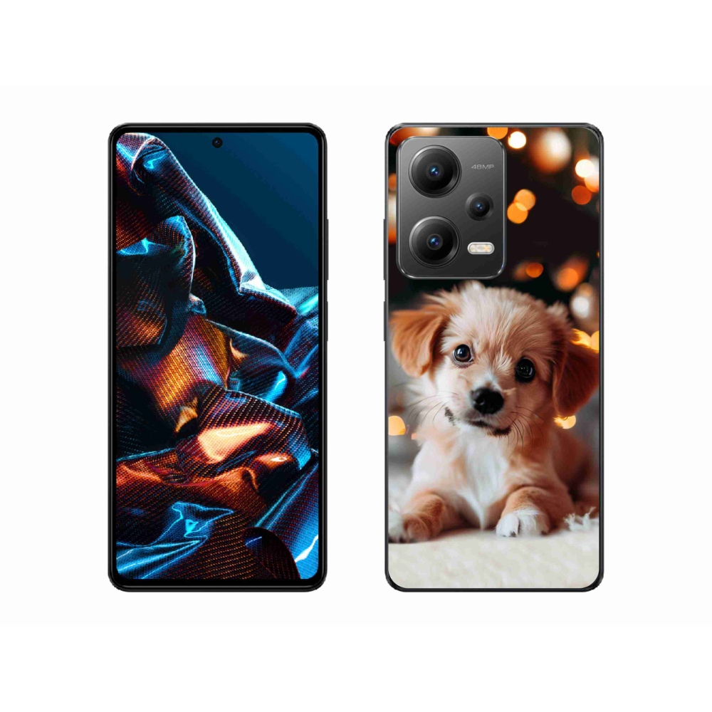 Gél borítás mmCase a Xiaomi Redmi Note 12 Pro 5G-hez - kölyökkutyakék