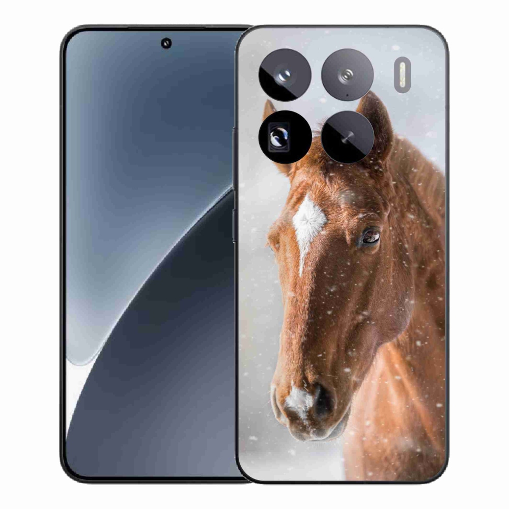 Zselés borítás mmCase a Xiaomi 15 Pro-hoz - barna ló 2