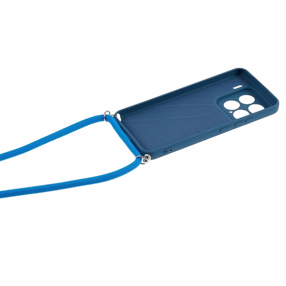 Bélelt zselés tok zsinórral Xiaomi 15-öshöz - kék