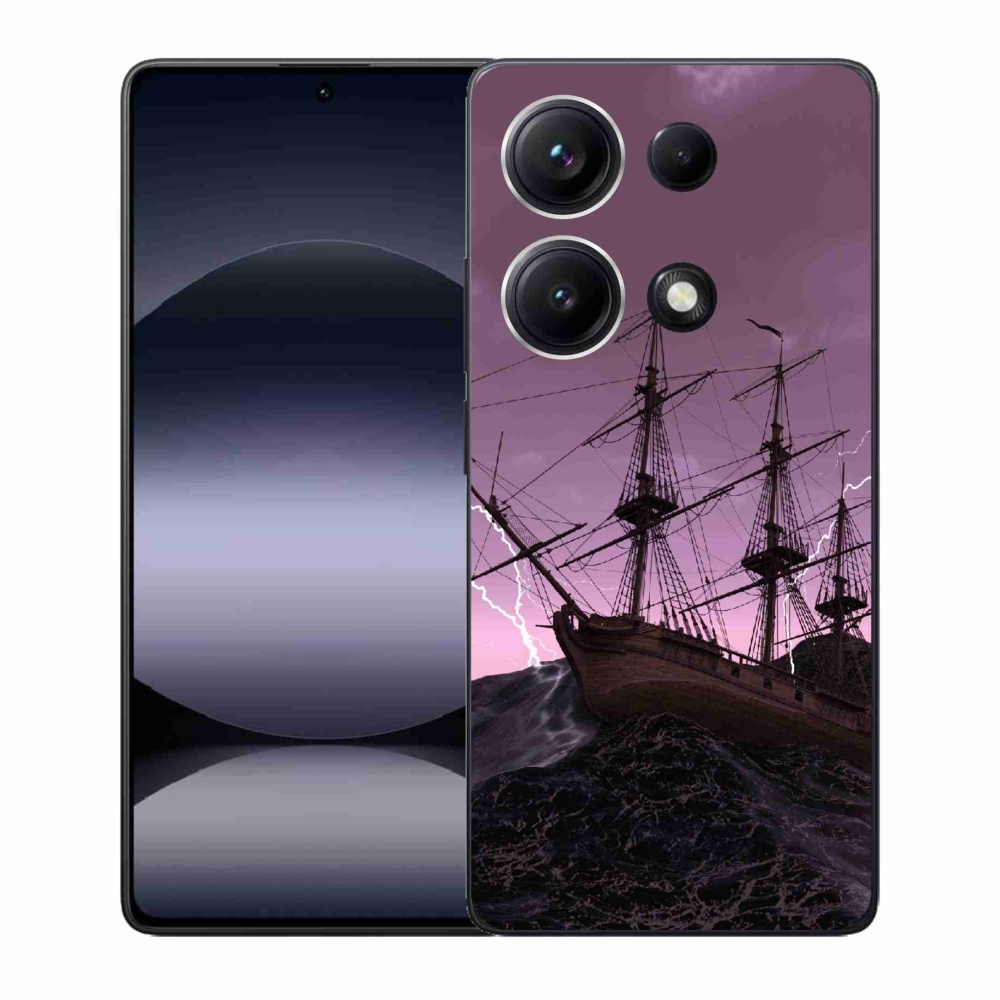 Gél borítás mmCase a Xiaomi Redmi Note 14S-hez - hajó a viharban