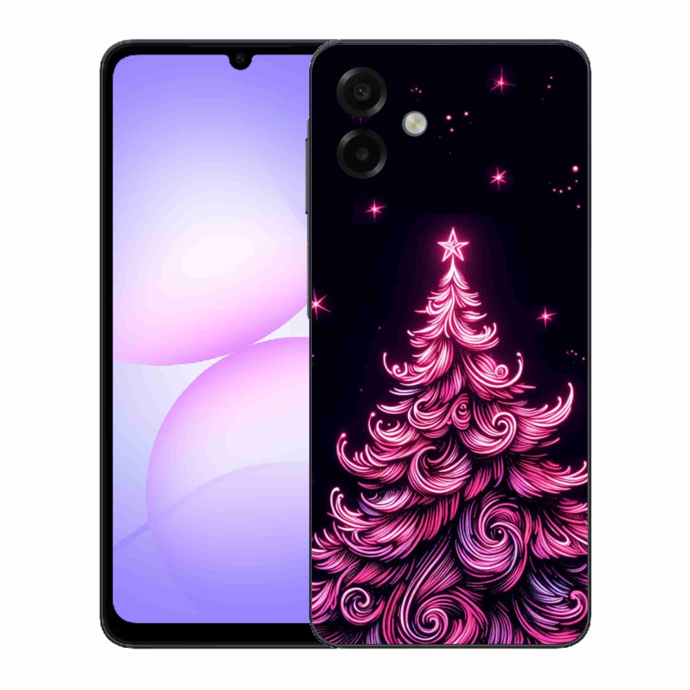 Gél borítás mmCase Samsung Galaxy A07 4G - neon karácsonyfa 2