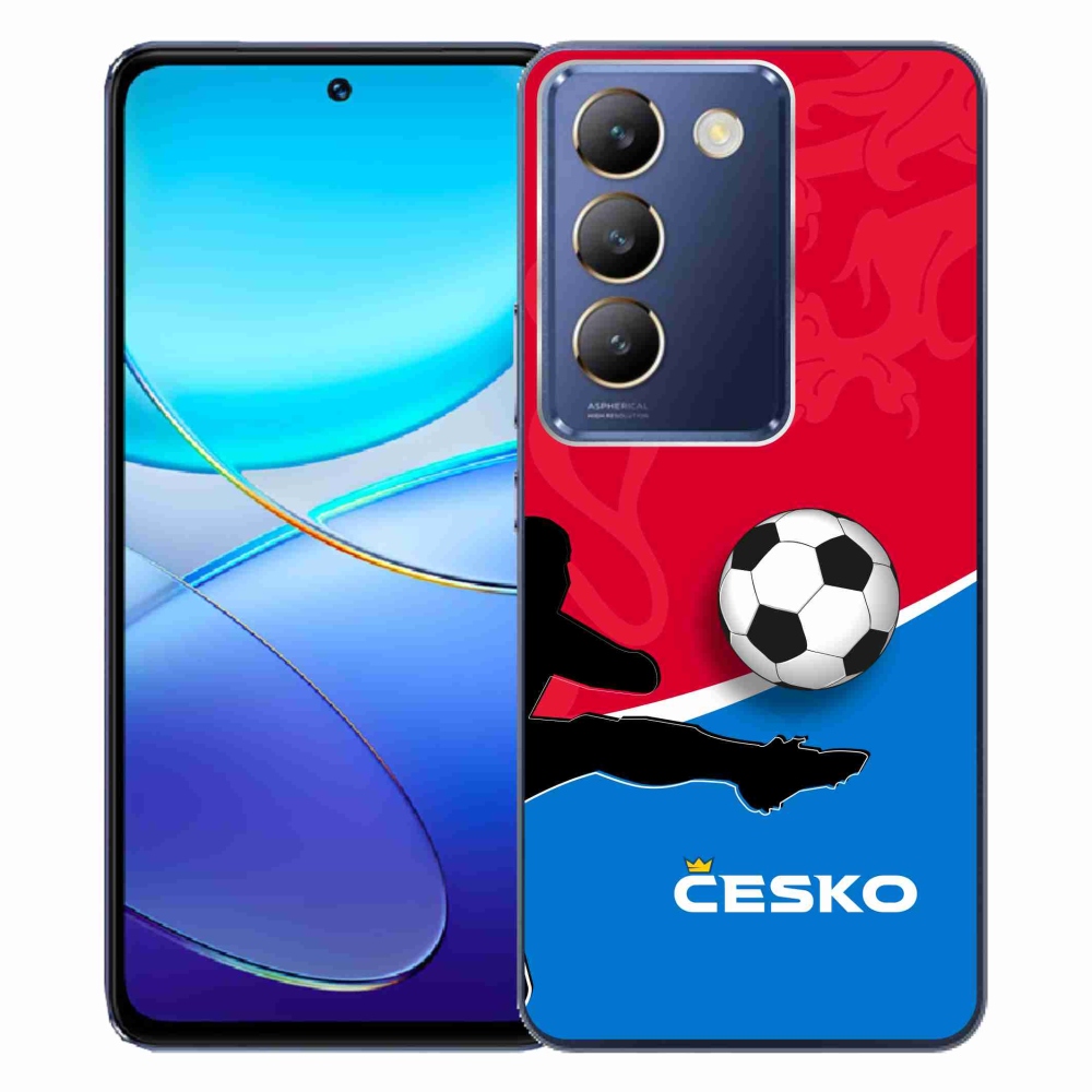 Gél borítás mmCase a Vivo V40 SE 4G/5G - futball Csehország 2