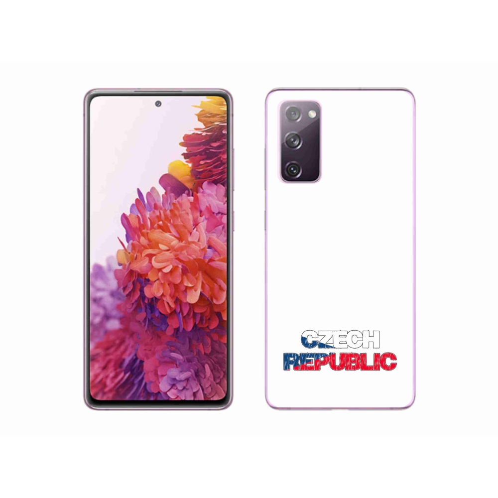 Gél borítás mmCase Samsung Galaxy S20 FE - Csehország fehér háttér