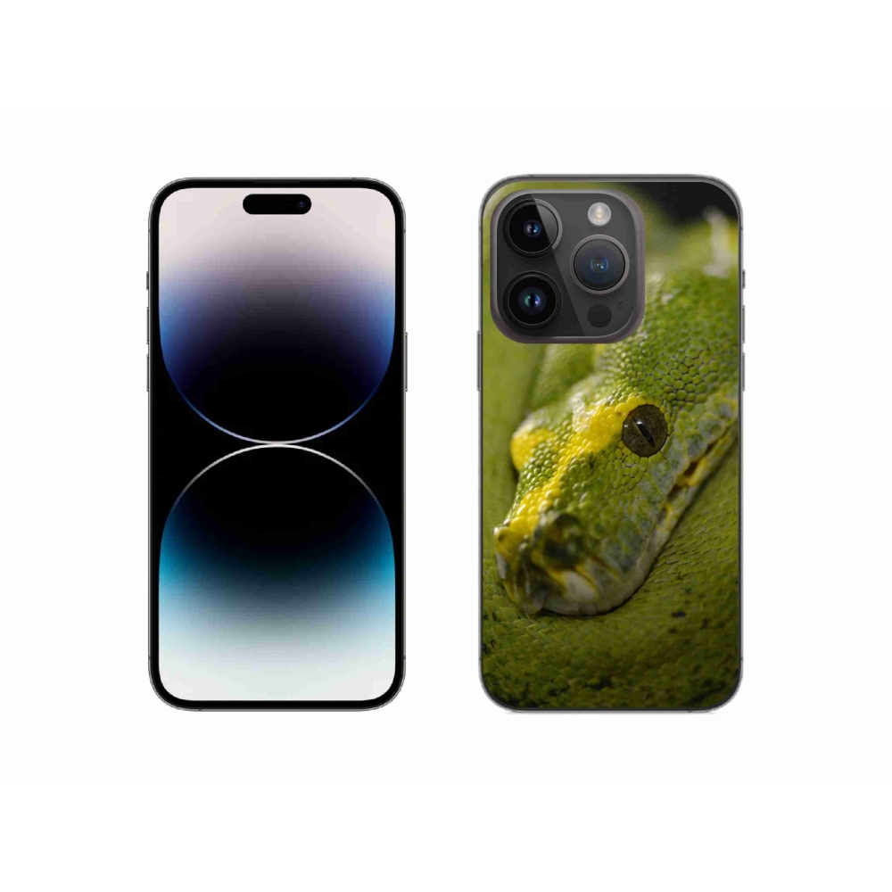 Zselés borítás mmCase iPhone 14 Pro készülékhez - kígyó 2