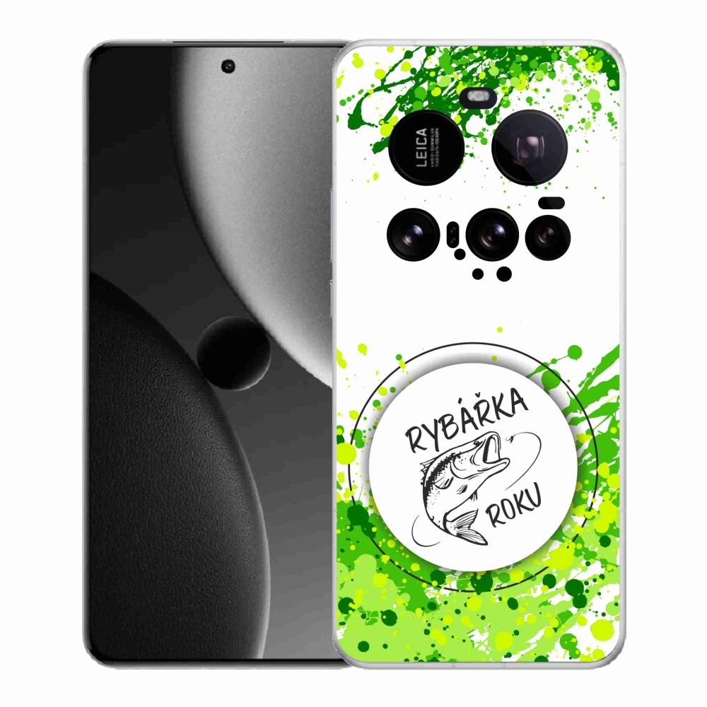 Gél borító mmCase a Xiaomi 15 Ultra - halász az év fehér háttérrel