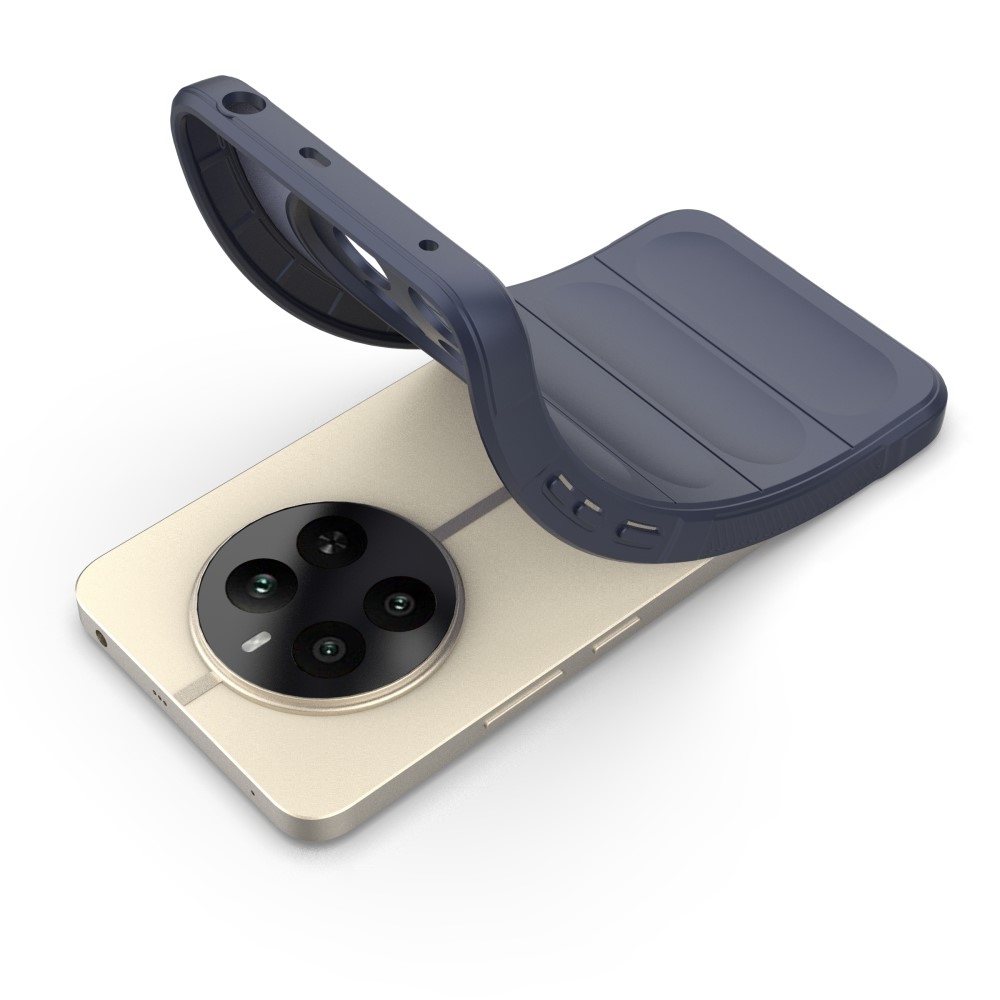 Rugg tartós zselés tok a Realme 12+ 5G készülékhez - sötétkék