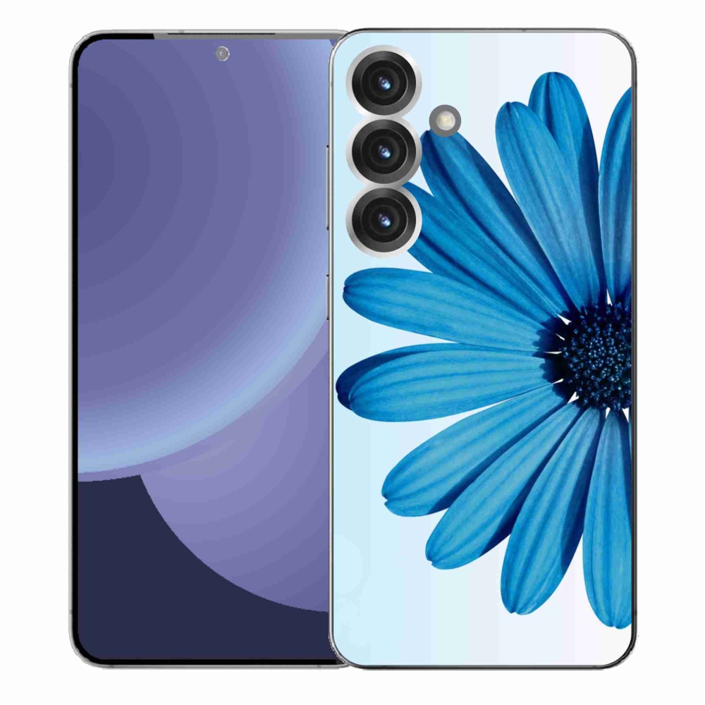 Gél védőhuzat mmCase Samsung Galaxy S25+ - kék margaréta