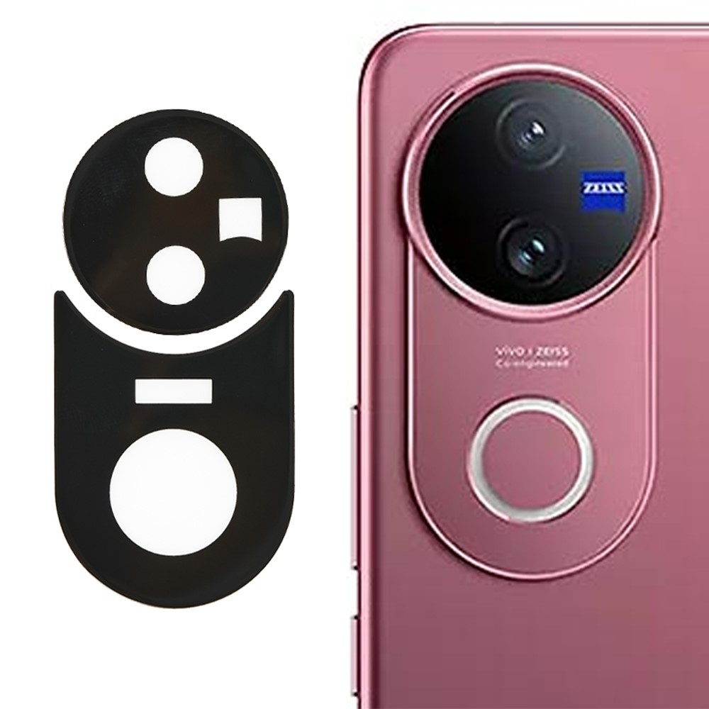2,5D kamera lencse üveg a Vivo V50 5G-n - fekete