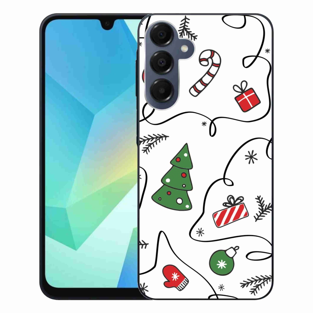 Gél borítás mmCase Samsung Galaxy A16 4G/5G készülékhez - karácsonyi motívumok