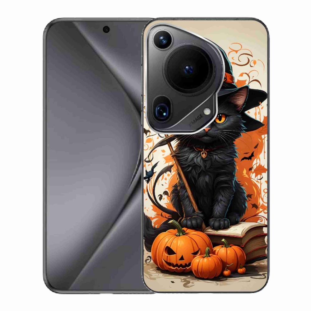 Zselés borítás mmCase a Huawei Pura 70 Ultra készülékhez - cat wizard