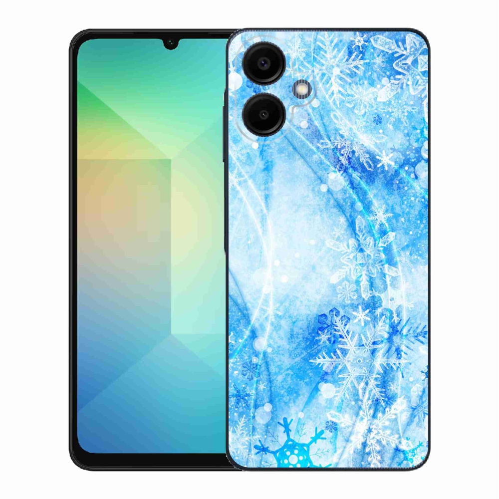 Gél borítás mmCase Samsung Galaxy A06 4G - hópelyhekhez
