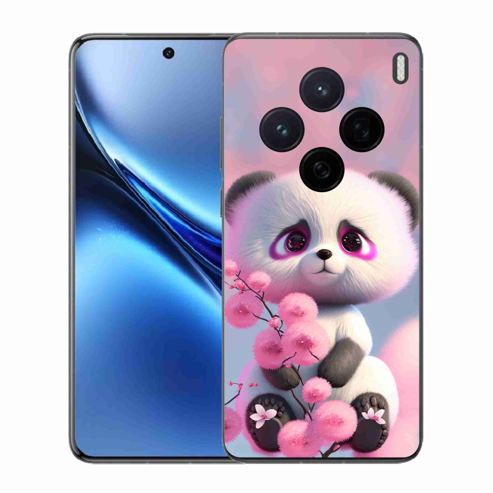 Zselés borítás mmCase a Vivo X200 5G készülékhez - aranyos panda 1