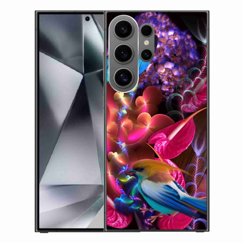 Gél védőhuzat mmCase Samsung Galaxy S24 Ultra - színes virágok