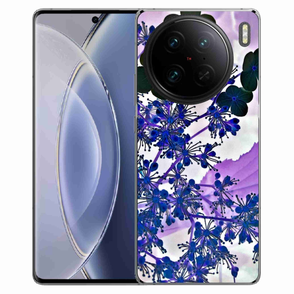 Zselés borítás mmCase a Vivo X90 Pro készülékhez - hortenzia virág